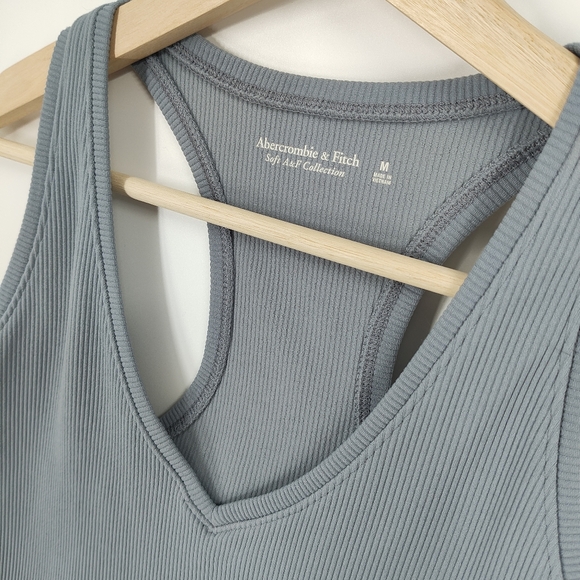 Abercrombie & Fitch | Blue Ribbed Tank - Picture 2 of 3